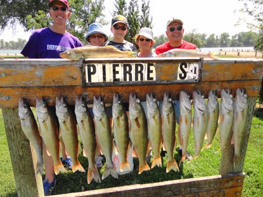 Fishing report Lakes Oahe/Sharpe Pierre area
