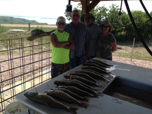 Fishing Report Lakes Oahe/Sharpe Pierre area for July 14, 15th and 16th 2015