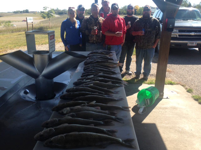 FISHING REPORT PIERRE AREA LAKES OAHE/SHARPE FOR SEPT. 21 THRU THE 27TH 2017