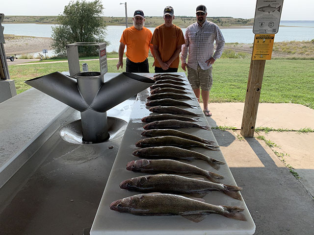 FISHING REPORT LAKES OAHE/SHARPE PIERRE AREA FOR UP TO OCTOBER 9TH 2021