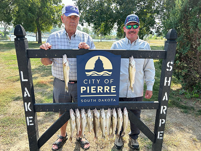 FISHING REPORT PIERRE AREA LAKES OAHE/SHARPE FOR LAST OF AUGUST TO SEPTEMBER 4 2023